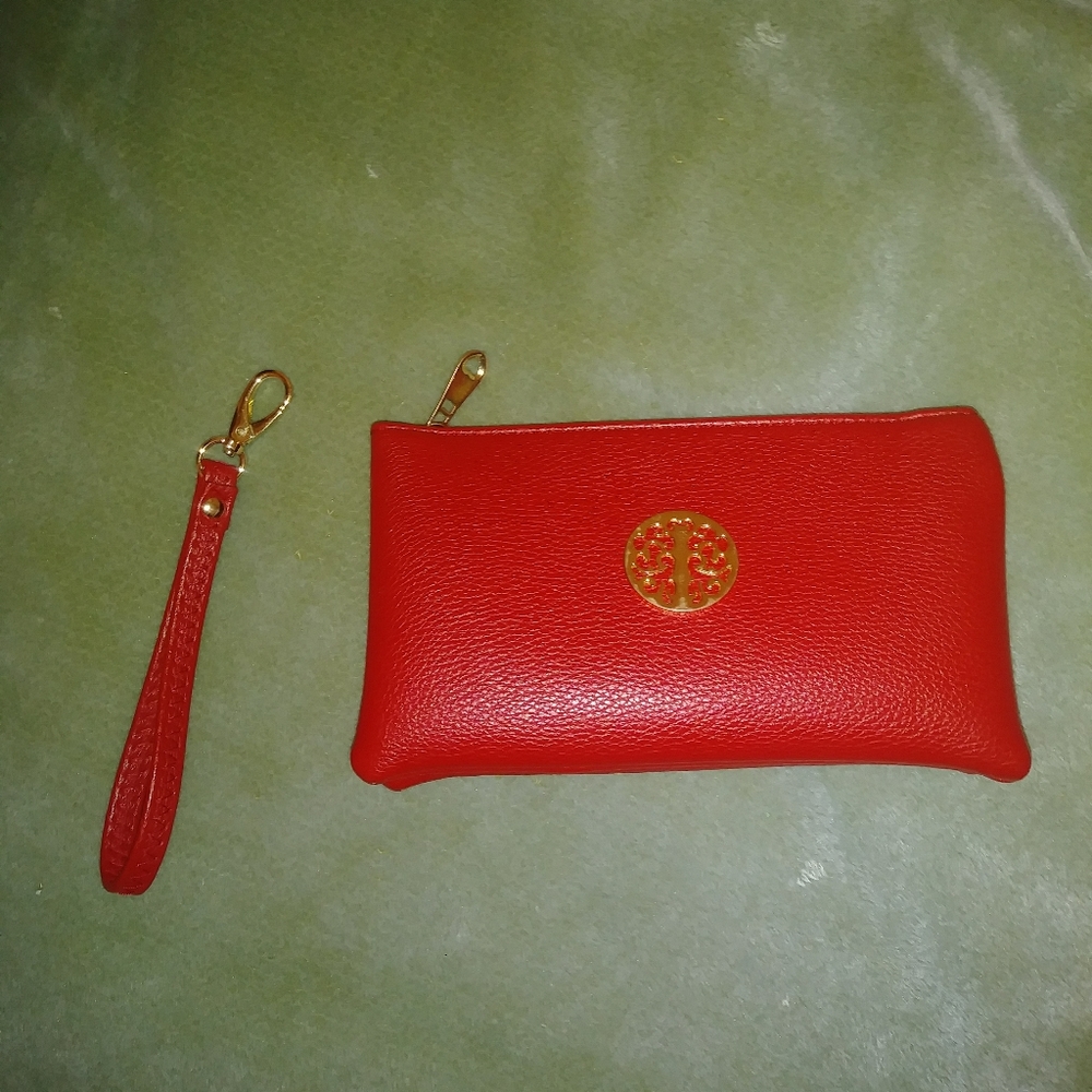 Red crossbody bag